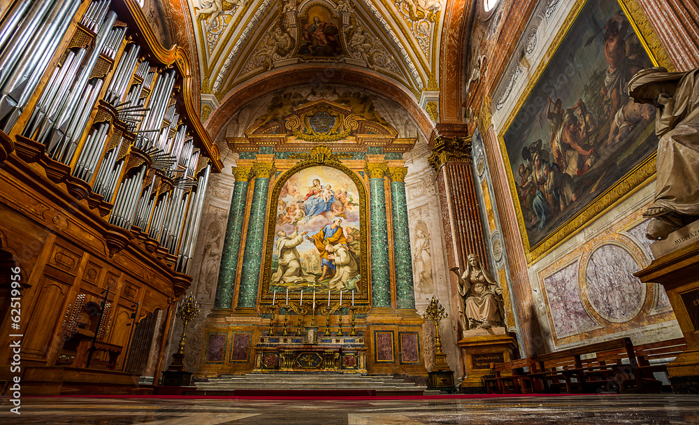 Church of Santa Maria degli Angeli. Rome. Italy.