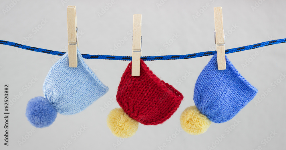 Obraz premium egg warmers like hats