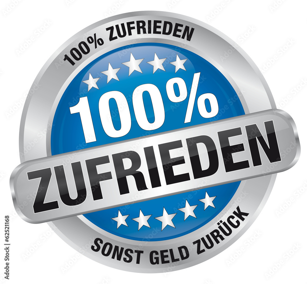 100% Zufrieden –  sonst Geld zurück