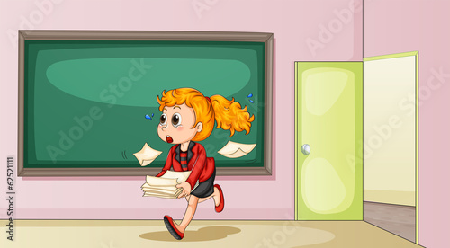 A late office worker