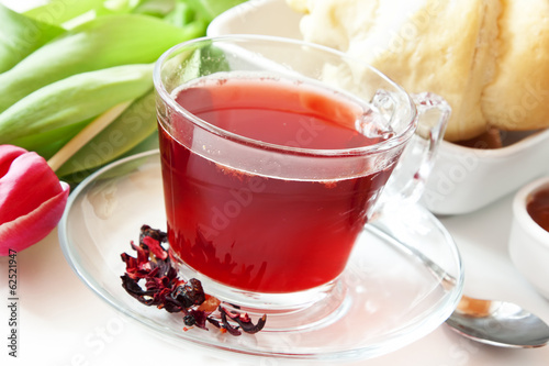 Berry Tea Transparent Cup