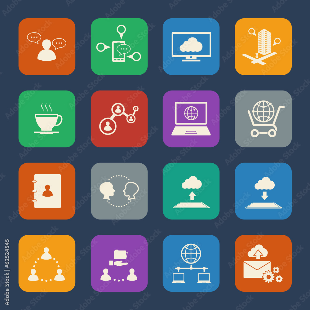 Business people Icons set.