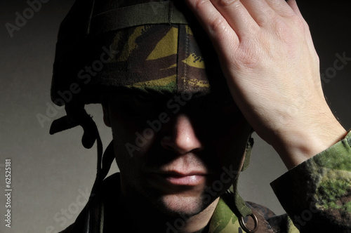 PTSD Soldier photo