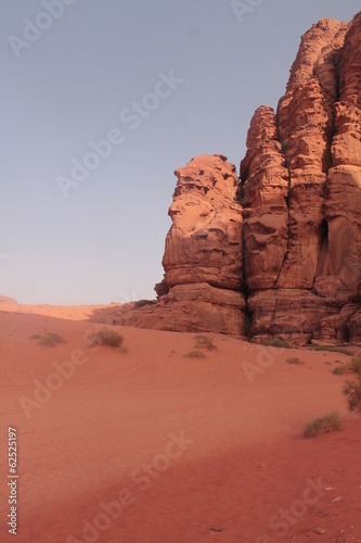 among the red rocks,desert Wadi Rum, jordan