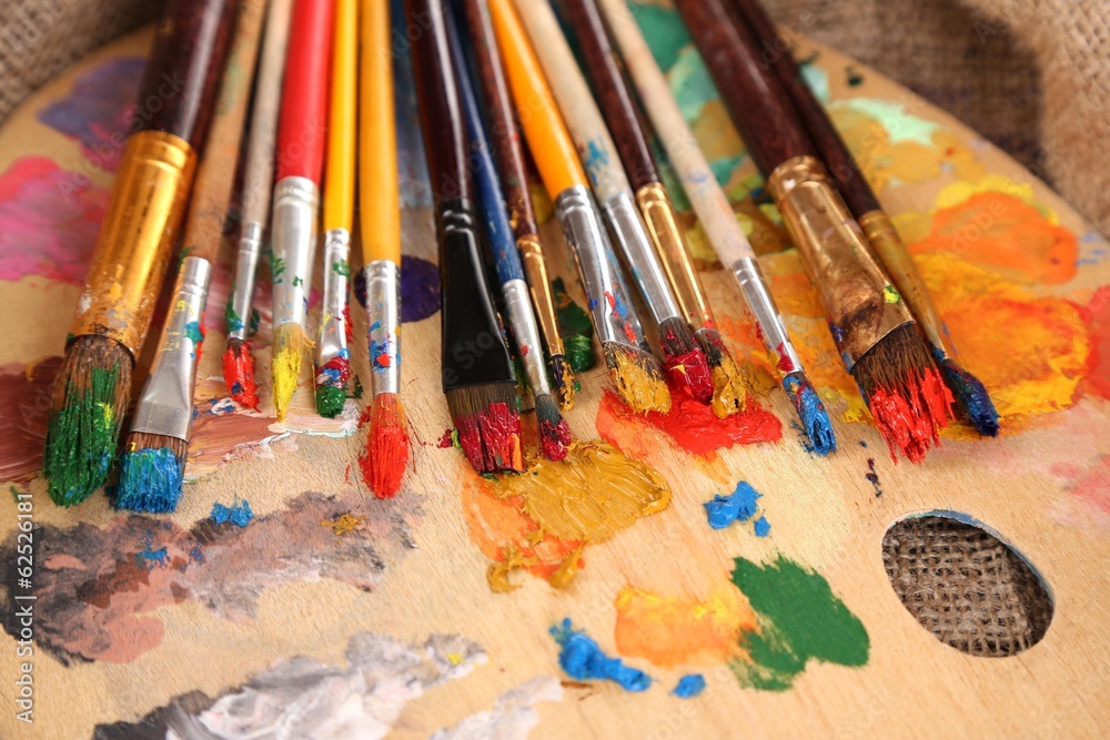 Obraz premium Composition with brushes