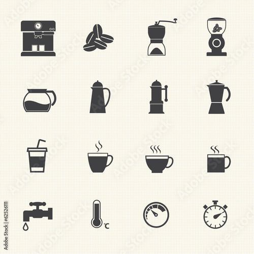 Coffee and Tea cup icons.