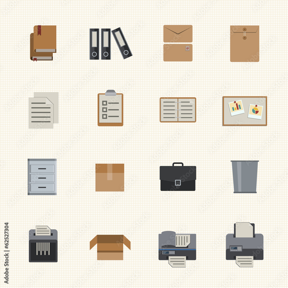 Business and Office Icons set Business and Office Icons set
