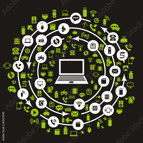 Computer technics circulation