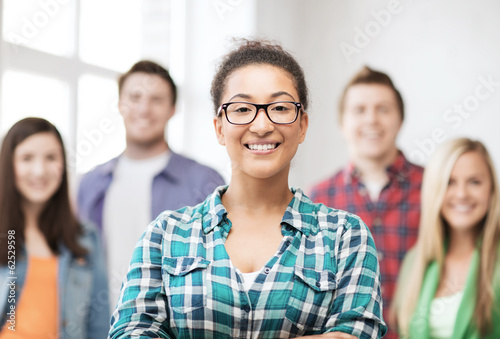 group of students at school