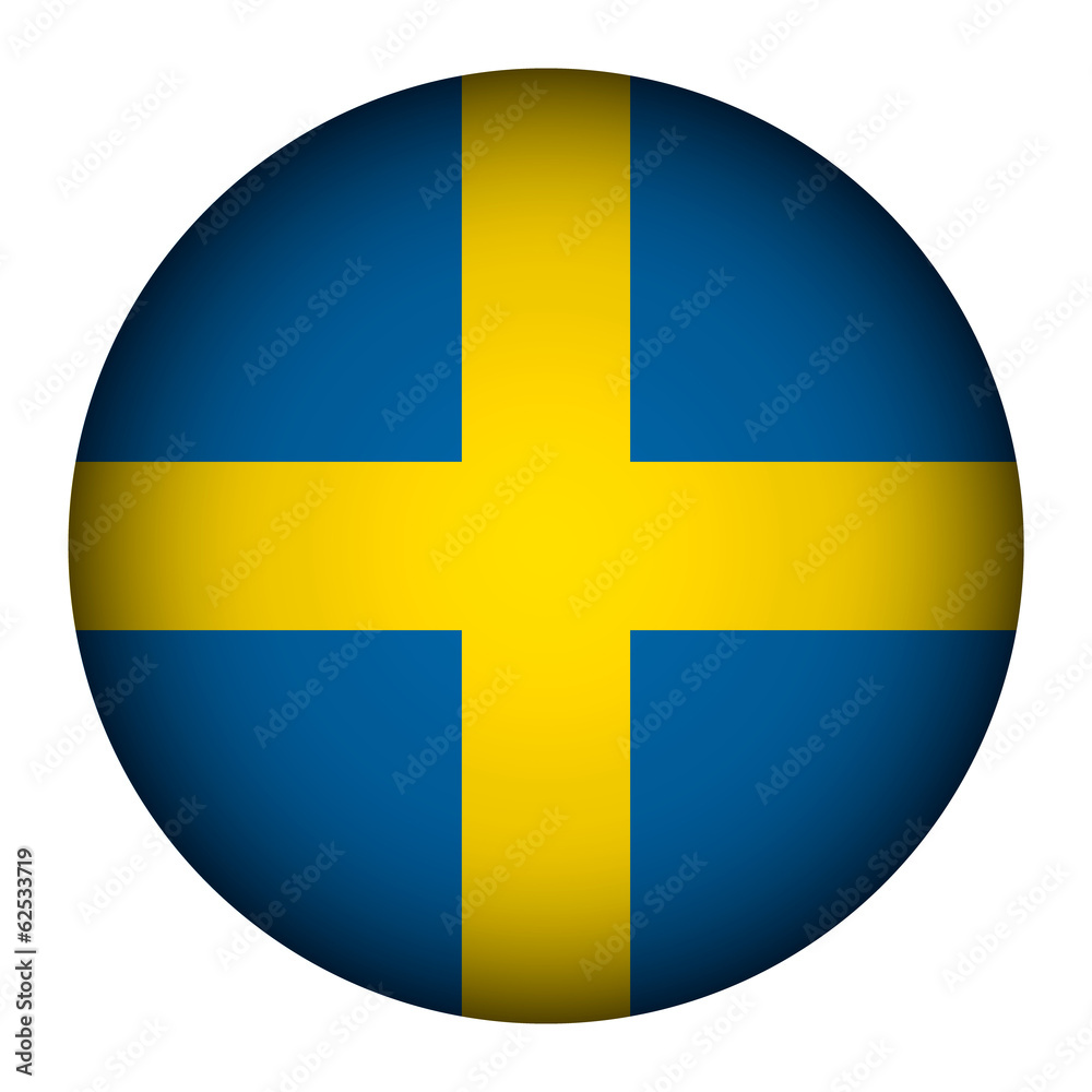 Sweden flag button.