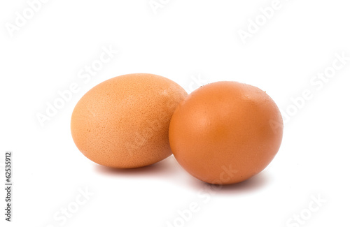 Egg. Isolated on white background