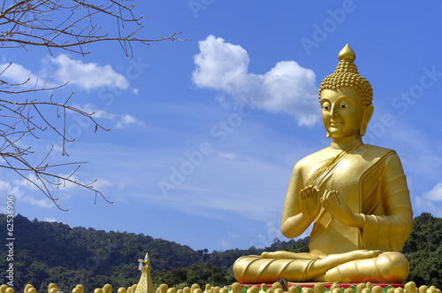 Canvas Print Buddha statues
