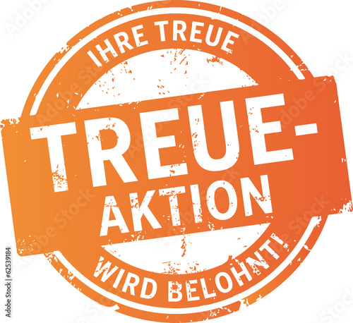 Button Rund Treueaktion