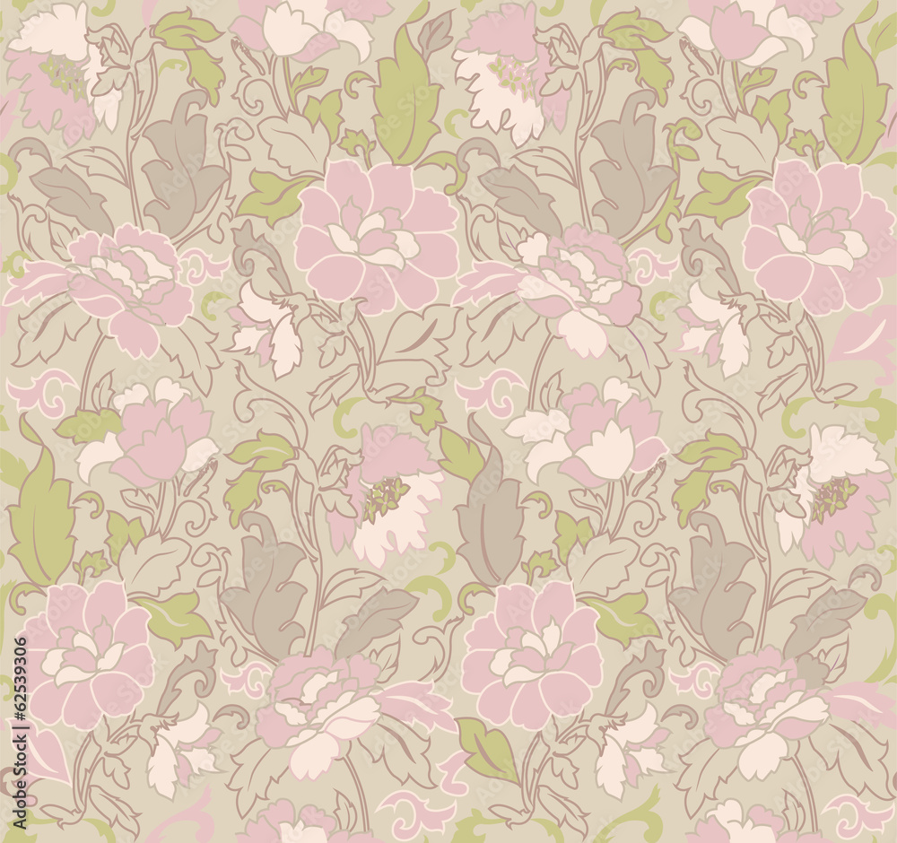 Floral abstract background, seamless Floral abstract background, seamless