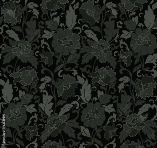 Floral abstract background, seamless