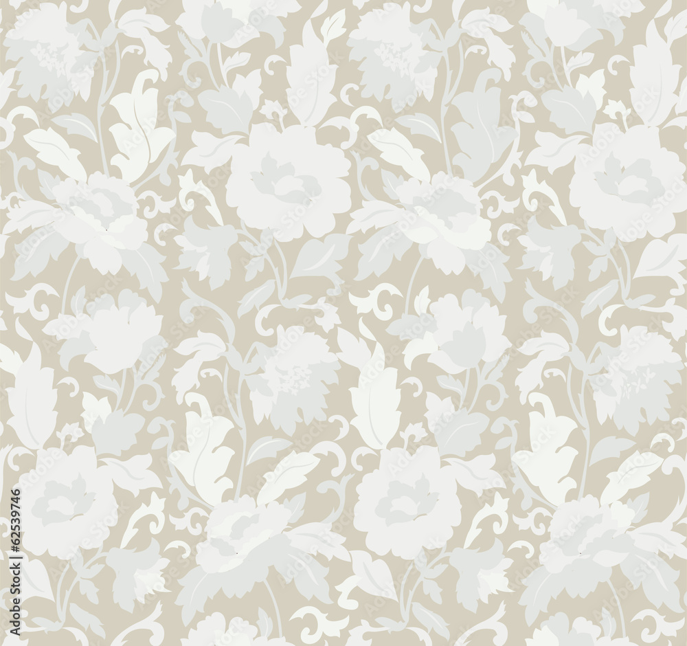 Floral abstract background; seamless