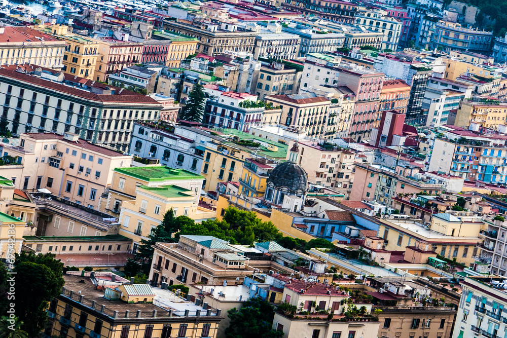 Wonderful view on Naples.