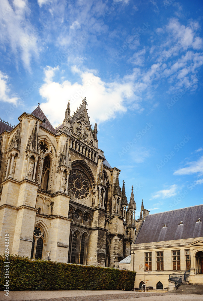 Fototapeta premium Gothic cathedral at Reims