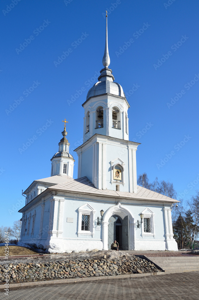 Церковь Александра Невского на Соборной площади в Вологде