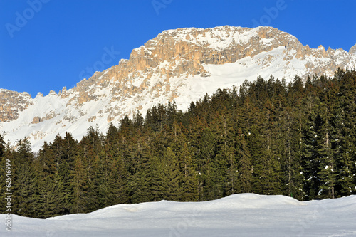 Dolomiti, Val di Fiemme, Passo di Lavazè - monte Latemar