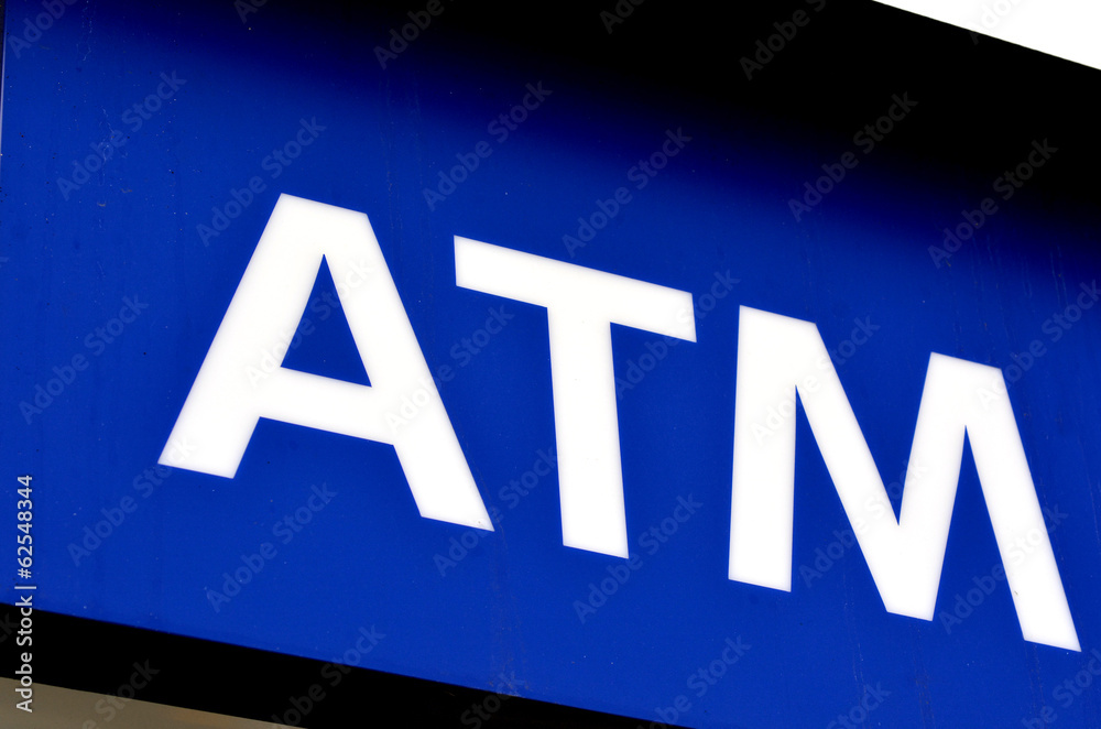ATM sign ATM sign