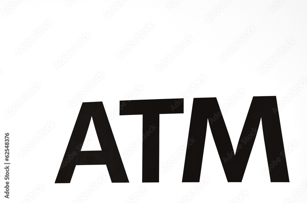 ATM sign ATM sign