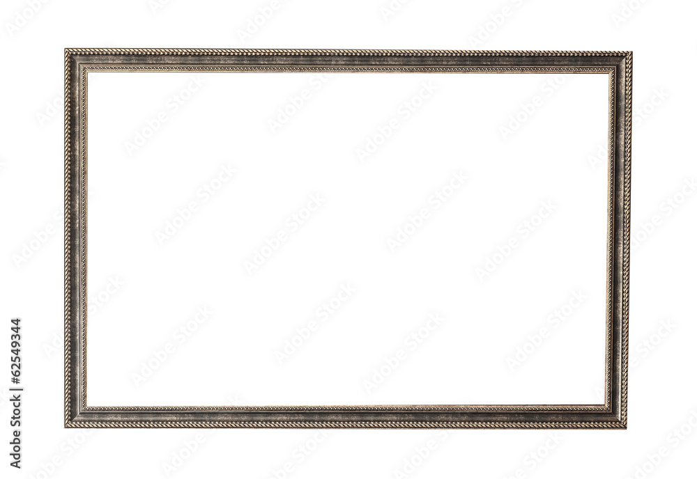 Old bronze artwork frame