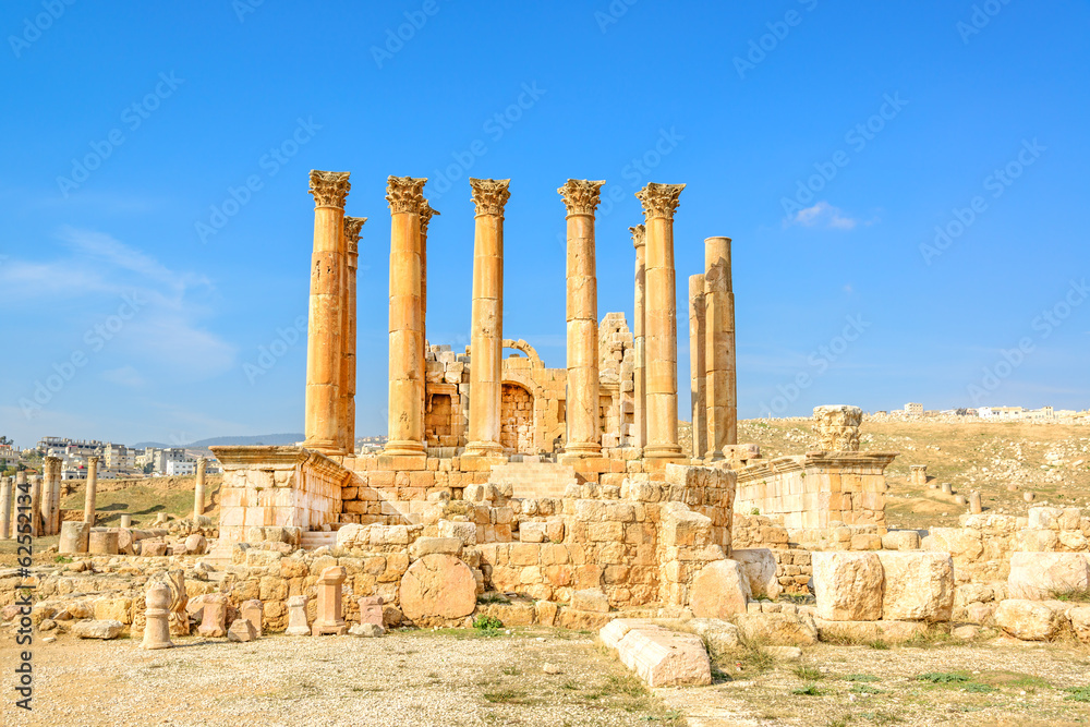 The Temple of Artemis is a Roman temple in Jerash, Jordan