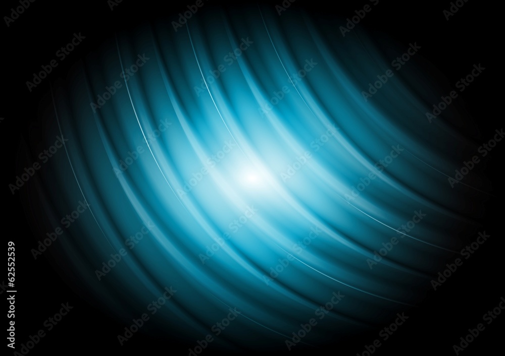 Abstract blue wavy design Abstract blue wavy design