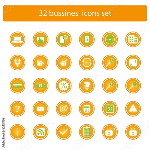 32 bussines icon set