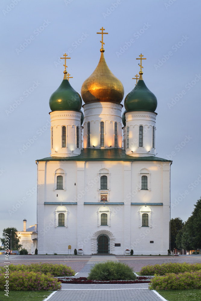 Assumption cathedral in Kolomna Kremlin. Russia