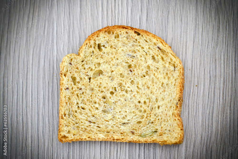 Fresh Tasty Bread on Woody Background Fresh Tasty Bread on Woody Background