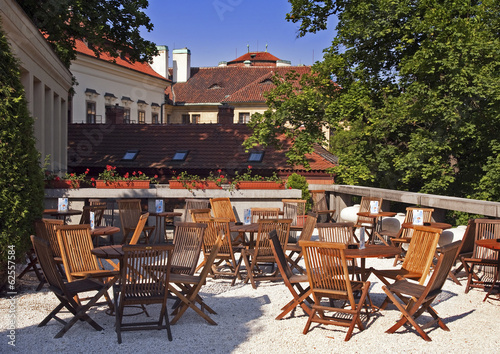 Fototapeta Naklejka Na Ścianę i Meble -  Open air restaurant.