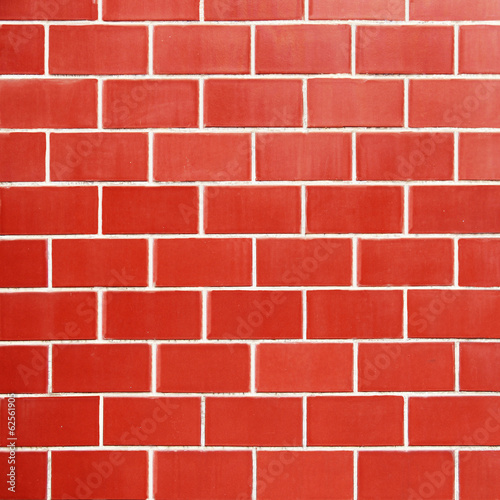 red brick wall texture © macau