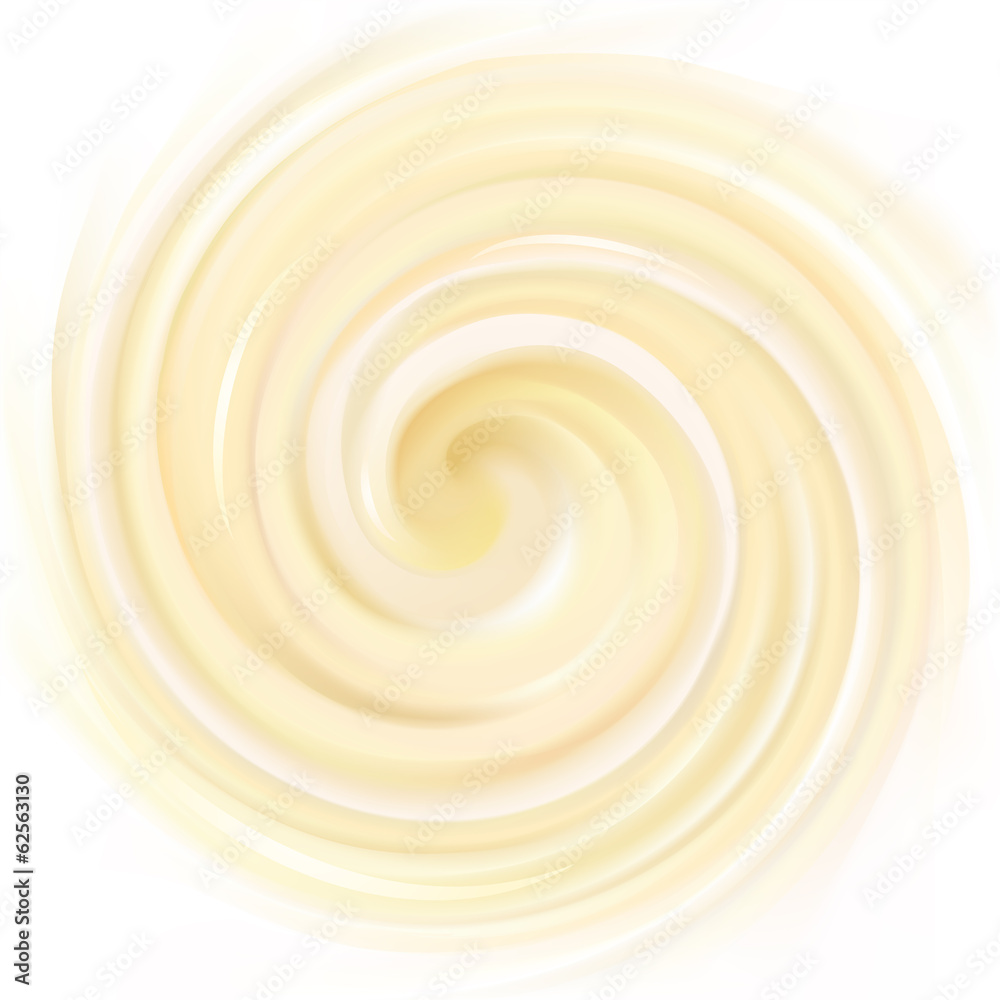 Vector background of swirling creamy texture