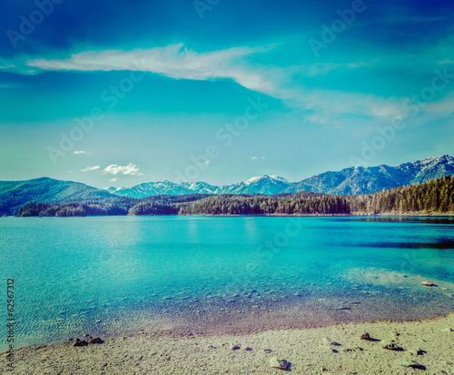 Eibsee lake, Germany