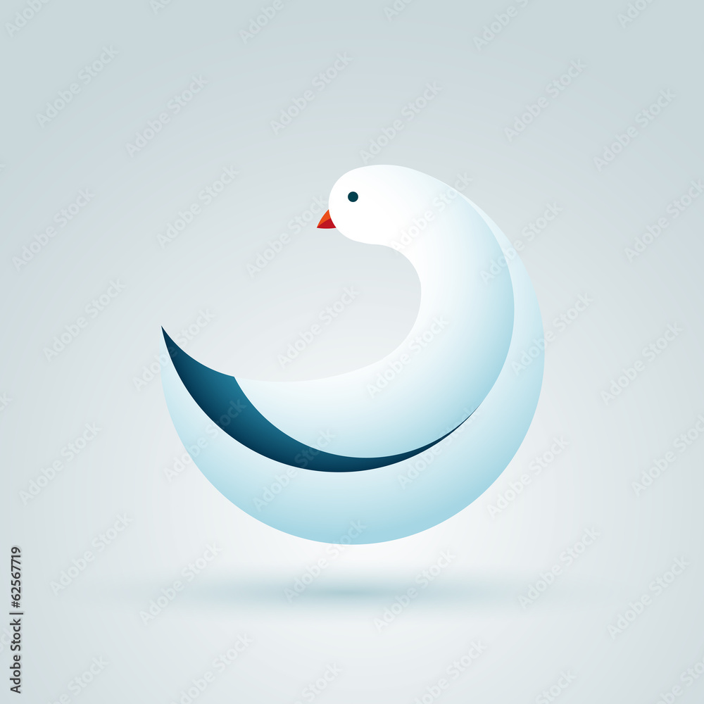 Obraz premium Circle Bird