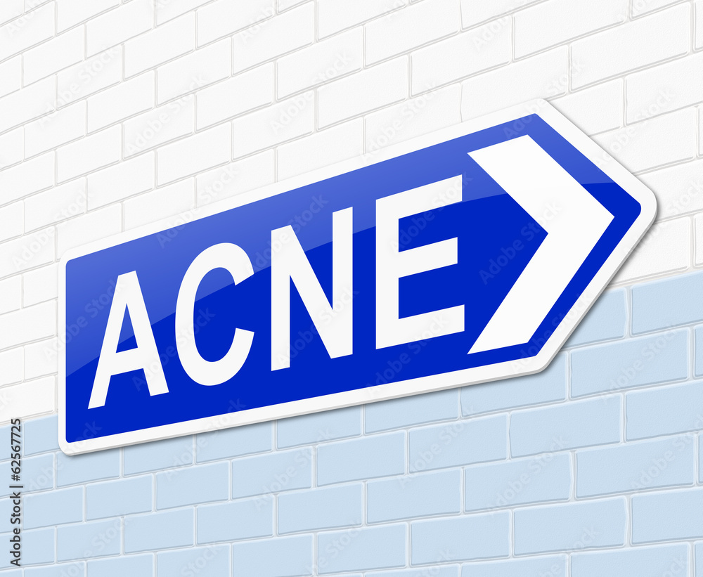 Obraz premium Acne concept.