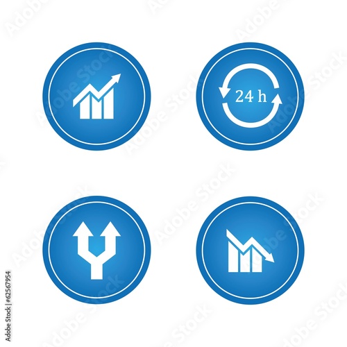 Set of business concept icons