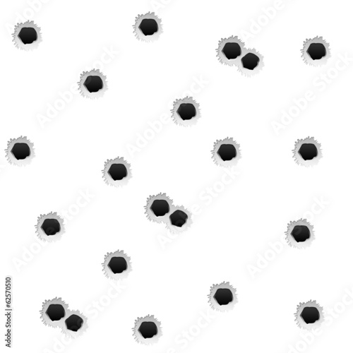 bullet holes