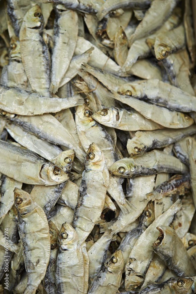 Obraz premium Dried anchovies