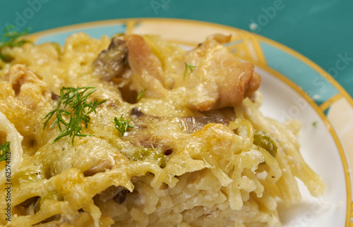 Tetrazzini is an American dish photo