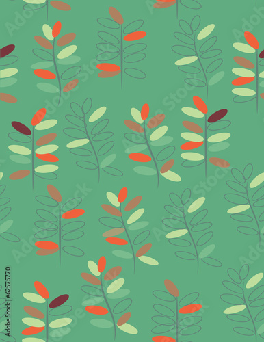 Ilustracion vectorial de patron de flores.