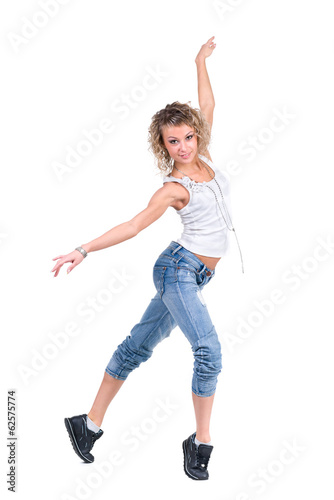 Young fitness woman doing exercise
