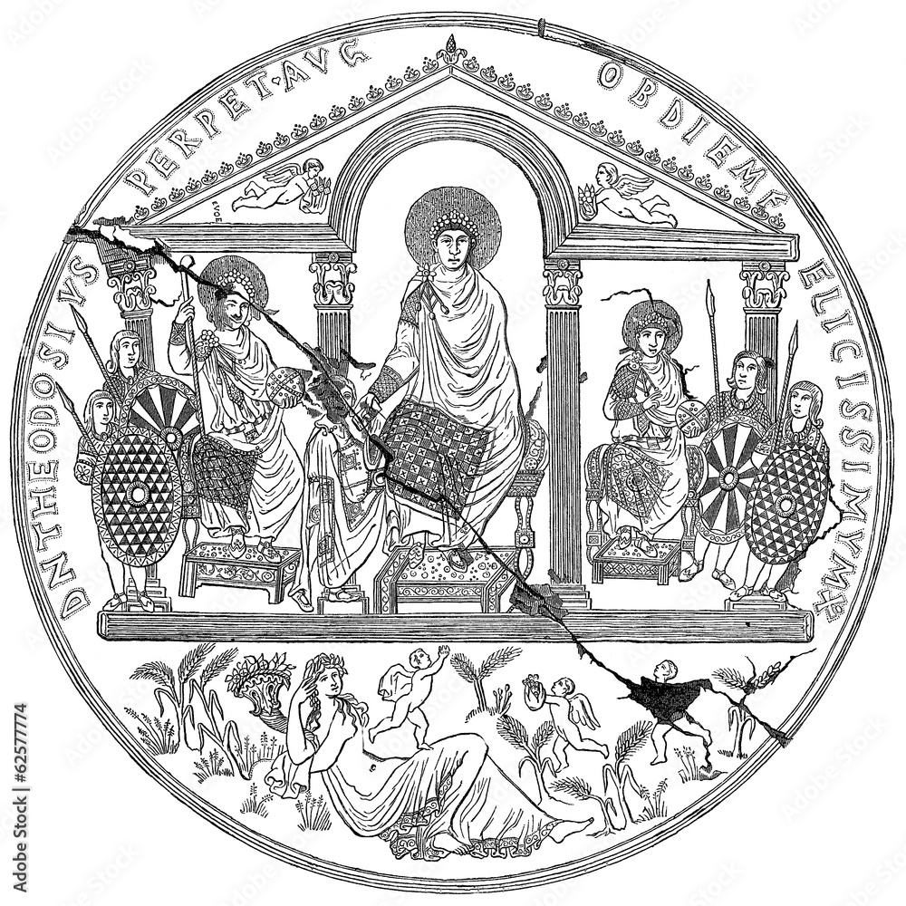 Obraz Shild - 4th Century (Constantinople - Byzance)