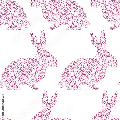 seamless bunny pattern