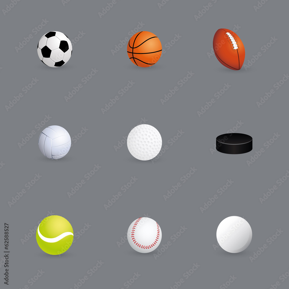 Obraz premium sports balls