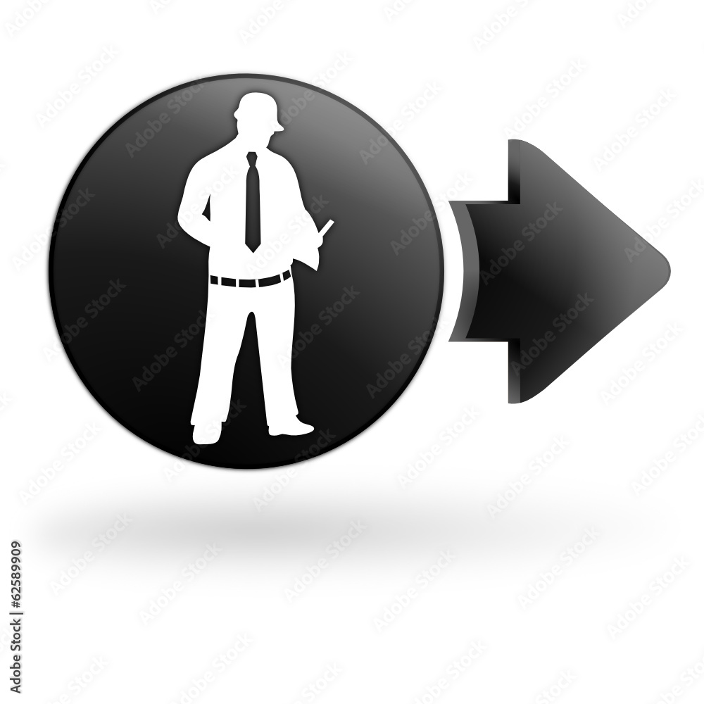 devis sur bouton noir