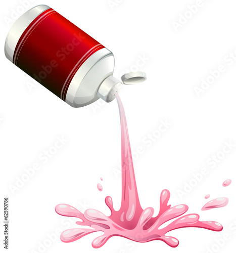 A red ink