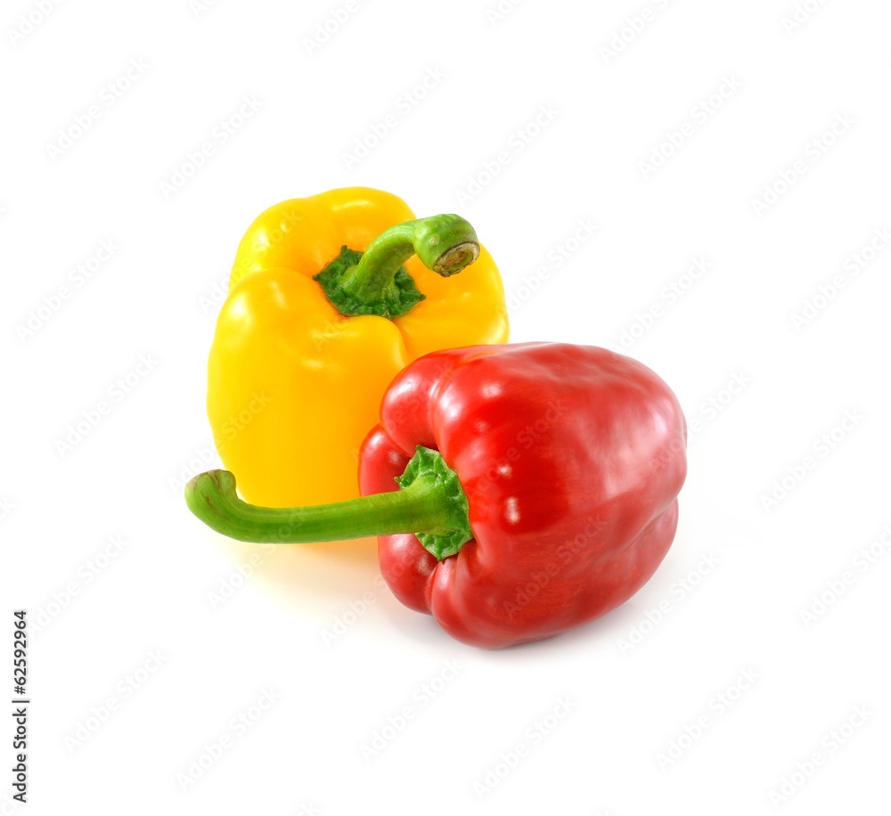 bell pepper isolated on white bell pepper isolated on white